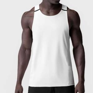 Camiseta sin Mangas para Hombre, Color Sólido, Tejido de Alta Calidad y Cómodo, Servicio OEM, Precio Económico, Ajuste para Hombre, Muestra Gratis - Product Image 2