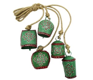 Campanas colgantes metálicas Vintage, Campana decorativa de vaca, boda, casa de Navidad, regalo, Collar de perro, ornamento, campana de latón - Product Image 5