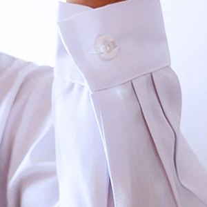 Vêtements d'infirmière et d'hôpital à la vente, blouse de laboratoire à manches longues, 100% polyester, unisexe, pour femmes et hommes, uniforme médical, blanc, laboratoire - Product Image 2