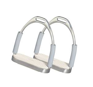 Nouvel arrivage Étriers de cheval en aluminium pour sauter Poignée de sécurité réglable et légère Approvisionnement OEM d'usine équestre durable - Product Image 2