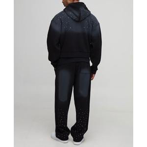 Suministro directo de fábrica Cintura elástica Nuevo estilo Pantalones de diamantes de imitación Nueva llegada Logotipo personalizado Hombres Pantalones de diamantes de imitación - Product Image 5