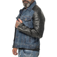 Vestes en jean et cuir pour hommes de haute qualité - Légères, écologiques, respirantes, doublure en coton personnalisable, design sur mesure