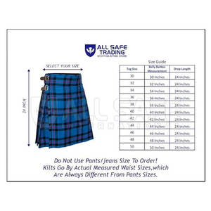 Falda escocesa de tartán para Festival escocés para hombre con correas de cuero ajustables, cuchillo, diseño plisado, cómodo de llevar - Product Image 5