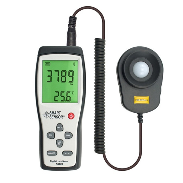 SMART SENSOR AS823 Split Type Digital Handheld Light Lux Meter