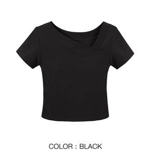 Elegante traje de verano para mujer, nuevo diseño, Top corto y pantalones cortos de Spandex, tela de malla ecológica de nailon - Product Image 5