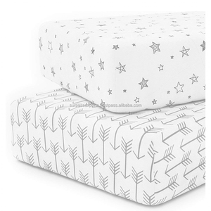 Ấn Độ Nhà Sản Xuất Của 100% Hữu Cơ Muslin Cotton Bé <span class=keywords><strong>Crib</strong></span> Sheets Dệt Kim Bộ Đồ Giường Vải Động Vật Mô Hình Phim Hoạt Hình Xuất Khẩu Giá - Product Image 2
