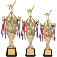 Trophée en métal cristal de haute qualité Récompenses sportives exclusives pour les champions de match de football