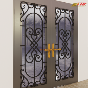 Portes de maison de luxe avec portes modernes en fer alliant durabilité, élégance et art intemporel pour rehausser tout espace de vie - Product Image 6