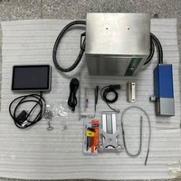 Grabador Láser de Fibra Industrial con Posicionamiento de Luz Roja para Marcado de Números de Serie en Piezas Metálicas, Embalaje Automático de Papel y Madera