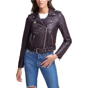 Chaqueta de Moda para Gimnasio, Talla Grande, Abrigos de Invierno, Chaquetas para Mujer, Chaqueta de Cuero de Gamuza Moderna para Mujer, Genuina - Product Image 5