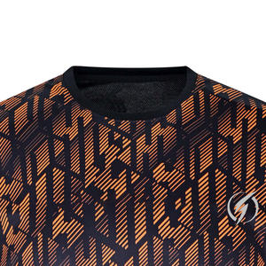 OEM Logo Unisex de secado rápido gimnasio camiseta Casual Fitness deportes correr pantalones cortos mangas hombres poliéster Yoga camiseta hecha para Fitness - Product Image 4