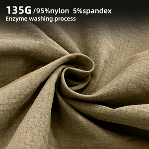 กางเกงคาร์โก้ขาสั้นผ้าไนลอนสำหรับผู้ชายกางเกงขาสั้นกลางแจ้งน้ำหนักเบาเอวยางยืดปิดกระเป๋าตกแต่งโลโก้ได้ตามต้องการ - Product Image 4