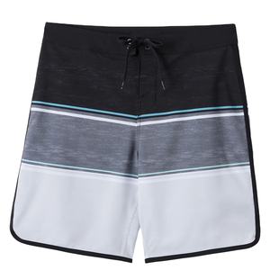 Shorts en toile tricotés pour hommes avec logo personnalisé sur le devant, impression numérique, séchage rapide et caractéristiques écologiques, approvisionnement en gros - Product Image 1
