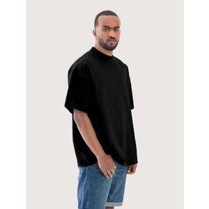 Camiseta de Algodón 100% de Marca de Lujo Premium Fear Men, Camisetas Hip Hop Extra Grandes Personalizadas con Logotipo Bordado, Tejido de Punto - Product Image 2