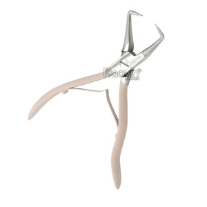 Alicates Profesionales de Alta Calidad para Extensiones de Cabello con Anillos Micro de Acero Inoxidable en Oro Rosa y Agarre Ergonómico - Product Image 1