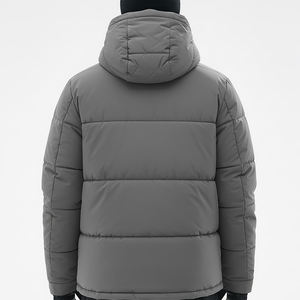 Unisex High Quality Cotton Filled Oversize Puffer Jacket Custom Logo 100% Polyester Fabric Winter Warm Zipper Style <b>Bubble</b> <b>Coat</b> - Product Image 6