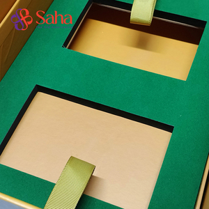 Tùy chỉnh thiết kế kraft giấy nghệ thuật cứng nhắc hộp có thể tái chế món quà thủ công thực phẩm Kính thiên văn lá Set UV varnishing cán bóng - Product Image 4