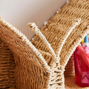 Estante de Pared de Papel con Forma de Mariposa, Elegante Exhibición de Mimbre Tejido a Mano para Decoración de Habitación de Niñas - Product Image 3