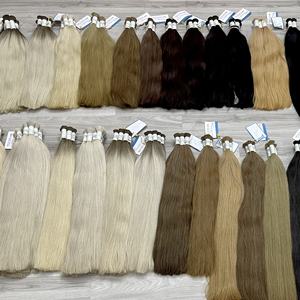 La mejor opción de producto Color recto extensiones de cabello a granel 100% cabello humano vietnamita crudo precio al por mayor - Product Image 3