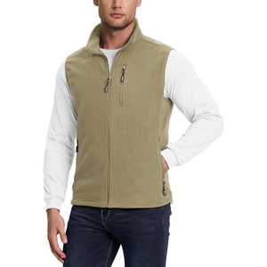 Gilet en polaire pour l'extérieur avec logo personnalisé, impression, broderie, veste chaude sans manches, vêtements de mode d'hiver, fabricant OEM - Product Image 1