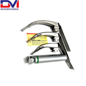Ensemble de laryngoscope intégré Delta MED Surgical Macintosh profil allemand, modèle 3930, alimentation manuelle, application ORL, durée de vie prolongée - Product Image 2