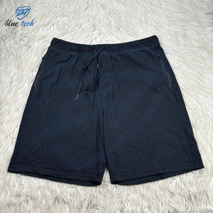 Short de créateur personnalisé pour hommes, tenue décontracté, polyester/coton, toile tricotée avec cordon de serrage, solide, numérique, respirant, anti-rides, simple - Product Image 1