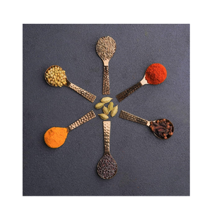 6 uds cuchara Masala de acero inoxidable Sigma King herramientas de medición para restaurantes uso hecho a mano Venta caliente - Product Image 4