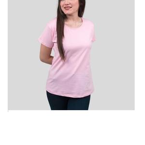 Vente en gros 2025 été femmes Simple T-shirt décontracté ample col rond femmes mode T-shirt fournisseur de BD - Product Image 4