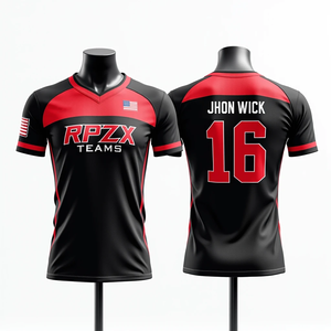 Uniformes deportivos de malla de alta calidad de talla grande para hombre, camisetas de pesca de fútbol sublimadas personalizadas impresas - Product Image 2