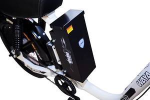 Bicicleta eléctrica de doble freno de disco de conducción segura Waya Zulu 250 E-Bike con batería de alta capacidad Asiento cómodo para larga distancia - Product Image 5