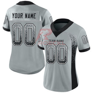 Hot Style Custom Logo Gradient Fashion para unisex color personalizado Camiseta de fútbol auténtica Última camiseta de fútbol americano - Product Image 1