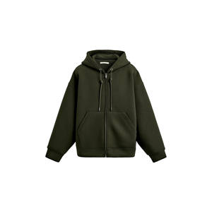 Oferta para Hombre: Sudadera de Felpa de Alta Calidad, Mezcla de Algodón, Corte Holgado y Amplio, Cierre de Cremallera, Logotipo Personalizado, Impresión Serigrafiada, Tinte Liso - Product Image 5