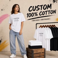 Camisetas Unisex de Alta Calidad al por Mayor, 100% Algodón, Cuello Redondo, Manga Corta, Corte Holgado, Antiarrugas
