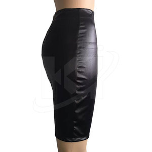 Jupes en cuir en gros de couleurs personnalisées concevez votre propre logo jupes en cuir de fête - Product Image 3