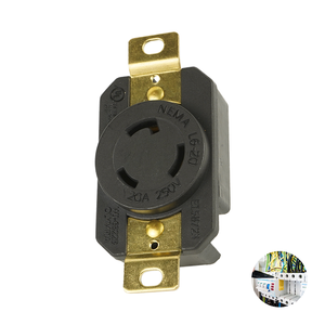 Receptáculo de bloqueo seguro de marcas de alta calidad NEMA 250 20A V para Seguridad Ambiental Marina - Product Image 1