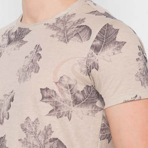 เสื้อยืดผู้ชายพิมพ์ลายผ้าแคนวาสเนื้อผ้าโพลีเอสเตอร์/คอตตอน ระบายอากาศได้ดี ทรงปกติ น้ำหนัก 300 กรัม คุณภาพสูง สไตล์สตรีทแวร์ - Product Image 6