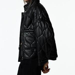 Nueva chaqueta de cuero genuino de moda para mujer, chaqueta de manga larga para otoño e invierno, chaqueta de cuero transpirable y la mejor - Product Image 3