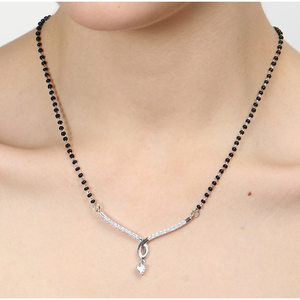 Mangalsutra de Plata Pura, Joyería Cultural Coleccionable, Regalo para Esposas - Product Image 6