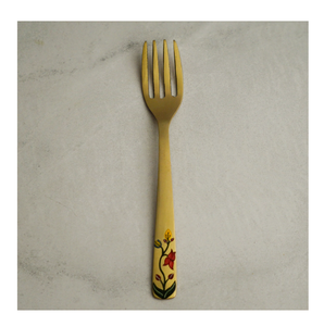 ส้อมทองเหลืองแบบถืออย่างยั่งยืนอุปกรณ์ตกแต่งงานเลี้ยงวันคริสต์มาสปาร์ตี้ส้อมทองเหลืองสำหรับงานเลี้ยงวันเกิดวันขอบคุณพระเจ้า - Product Image 6