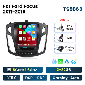 NaviFly NF nueva pantalla táctil <span class=keywords><strong>Android</strong></span> 360 panorámica para Ford Focus 2011-2019 con juego de coche <span class=keywords><strong>Android</strong></span> auto - Product Image 3