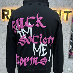 Diseña Tu Propio Estilo, Sudadera con Capucha, Personalizada, Estampada y Bordada, Invierno, 100% Algodón, Felpa, Ropa Urbana, Unisex - Product Image 6