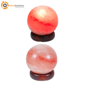Lámpara de globo de sal del Himalaya IMPEX PAKISTAN, artesanía natural Rosa personalizada, técnica tallada a mano para una decoración elegante de la habitación - Product Image 5