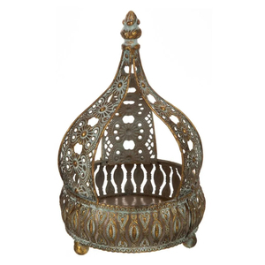 Porte-bougie en métal forgé en forme de couronne, idéal pour la maison, les fêtes, les festivals, la décoration de table de ferme, la décoration de Noël - Product Image 2