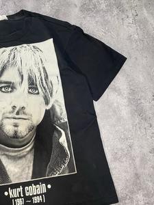 Camisetas con estampado gráfico para hombre, camisetas de gran tamaño, ropa de calle Vintage lavada, camisetas informales, Camiseta de algodón negro de manga corta - Product Image 2