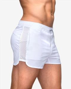 Pantalones cortos de estilo Hip Hop para hombre 2025, ropa deportiva sólida de secado rápido, bañadores de playa, forro de malla, Traje de surf, característica corta antiarrugas - Product Image 1