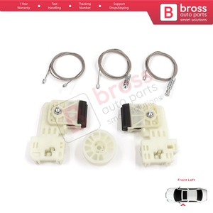 ชุดซ่อมมอเตอร์กระจกหน้าต่างด้านหน้าซ้าย รุ่น BWR5607 สำหรับรถยนต์ Elantra MD Sonata YF ปี 2010-2016 แบบ 4 ประตู รุ่น 82471-3Y010 - Product Image 2