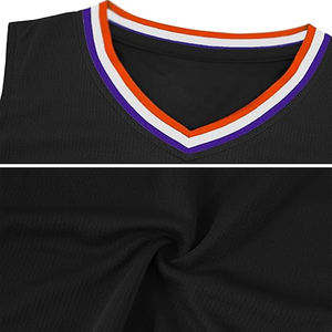 Col en V de bonne qualité unisexe porter maillot de basket-ball chemise et short Bsci short de basket-ball d'été - Product Image 3