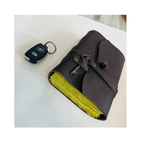 Haute qualité 240 pages A5 couverture rigide Journal cahier noir en cuir PU pont bord Logo personnalisé impression planificateur cadeau fil à coudre