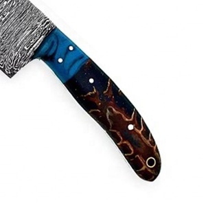 มีดเชฟดามัสกัสด้ามจับเรซินสำหรับเครื่องล้างจานปลอดภัยผลิตแบบมืออาชีพ - Product Image 3