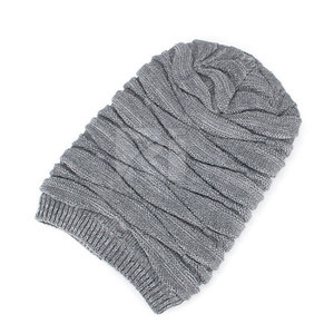 Super calidad 100% lana al por mayor gorro de invierno logotipo impreso personalizado transpirable Jacquard gorros sombrero para hombres - Product Image 2